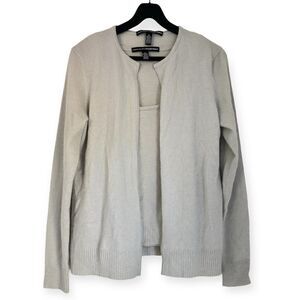 Linda Allard for Ellen Tracy Cashmere Sweater Set Size Medium